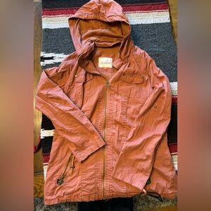 Mauve Jacket With Hood